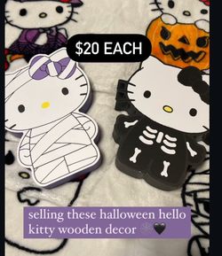 Hello Kitty Wooden Pieces