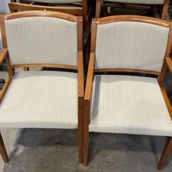 25 Matching Haworth Office Cherry Guest Chairs! Only $30 Ea!