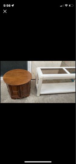 Two tables both for ten, both great condition