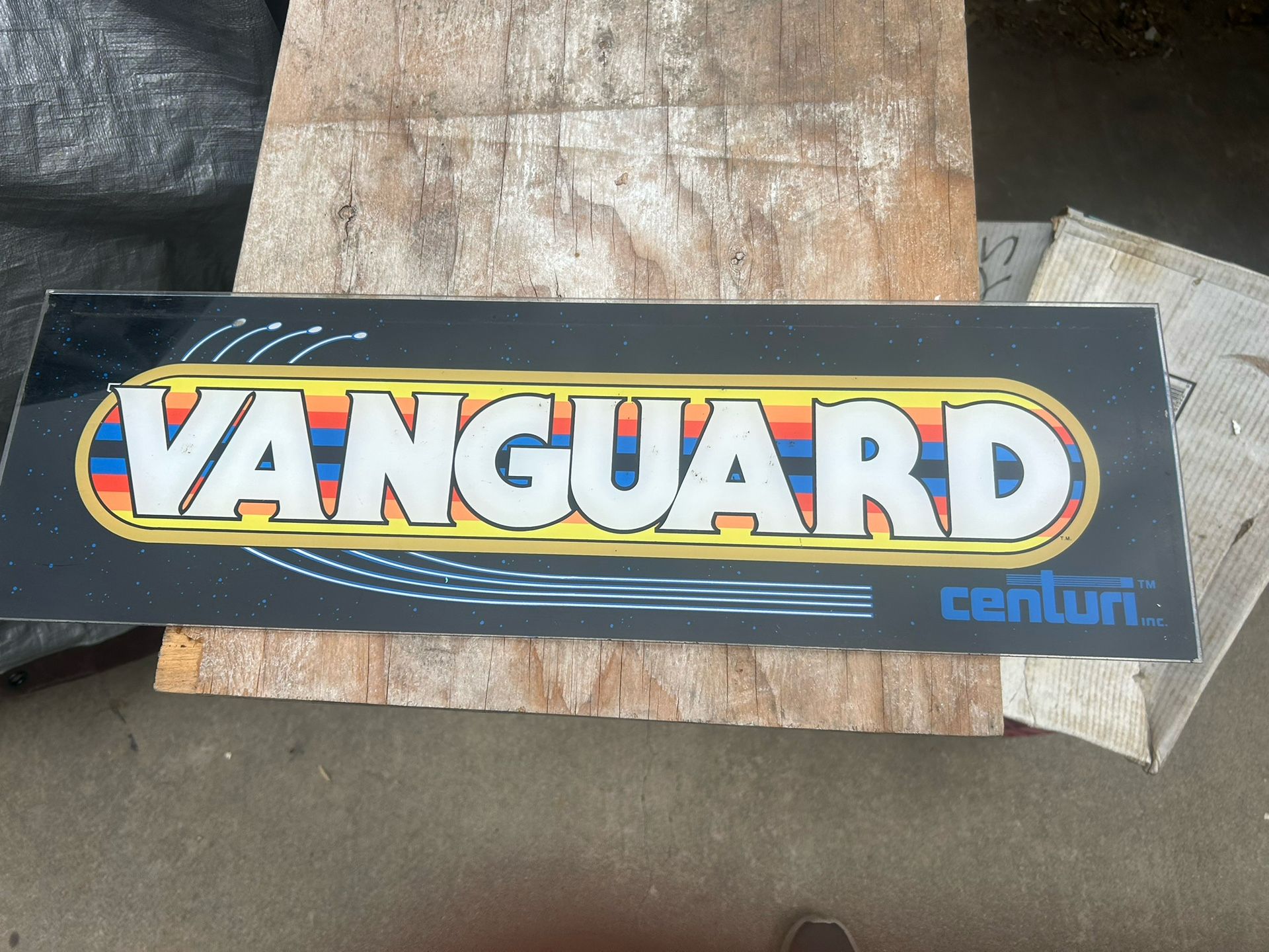 Vanguard Centuri Arcade Video Game Marquee