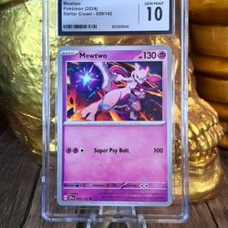 Pokemon CARDS,  MEWTWO,  GEM MINT,  SQUIRTLE,  