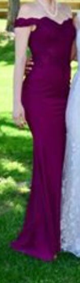 Purple size 2 bridesmaid/prom dress