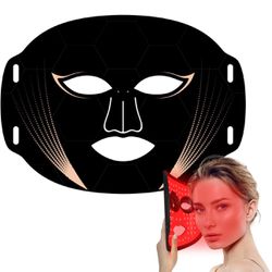 LED Face Mask Light Therapy 7 Color Infrared Blue Red Light Therapy Skin Care Facial Treatment Mask Skincare Tool