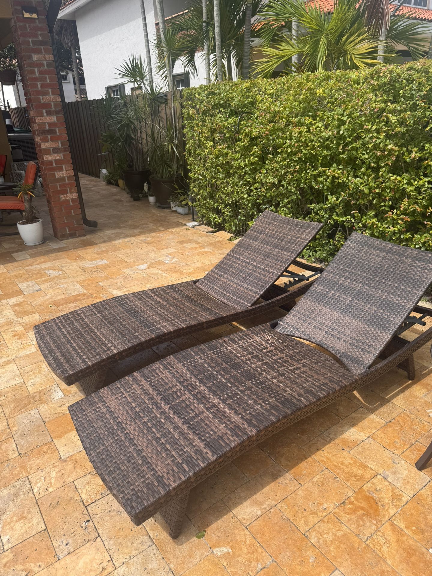 Set Of Two Pool Chairs