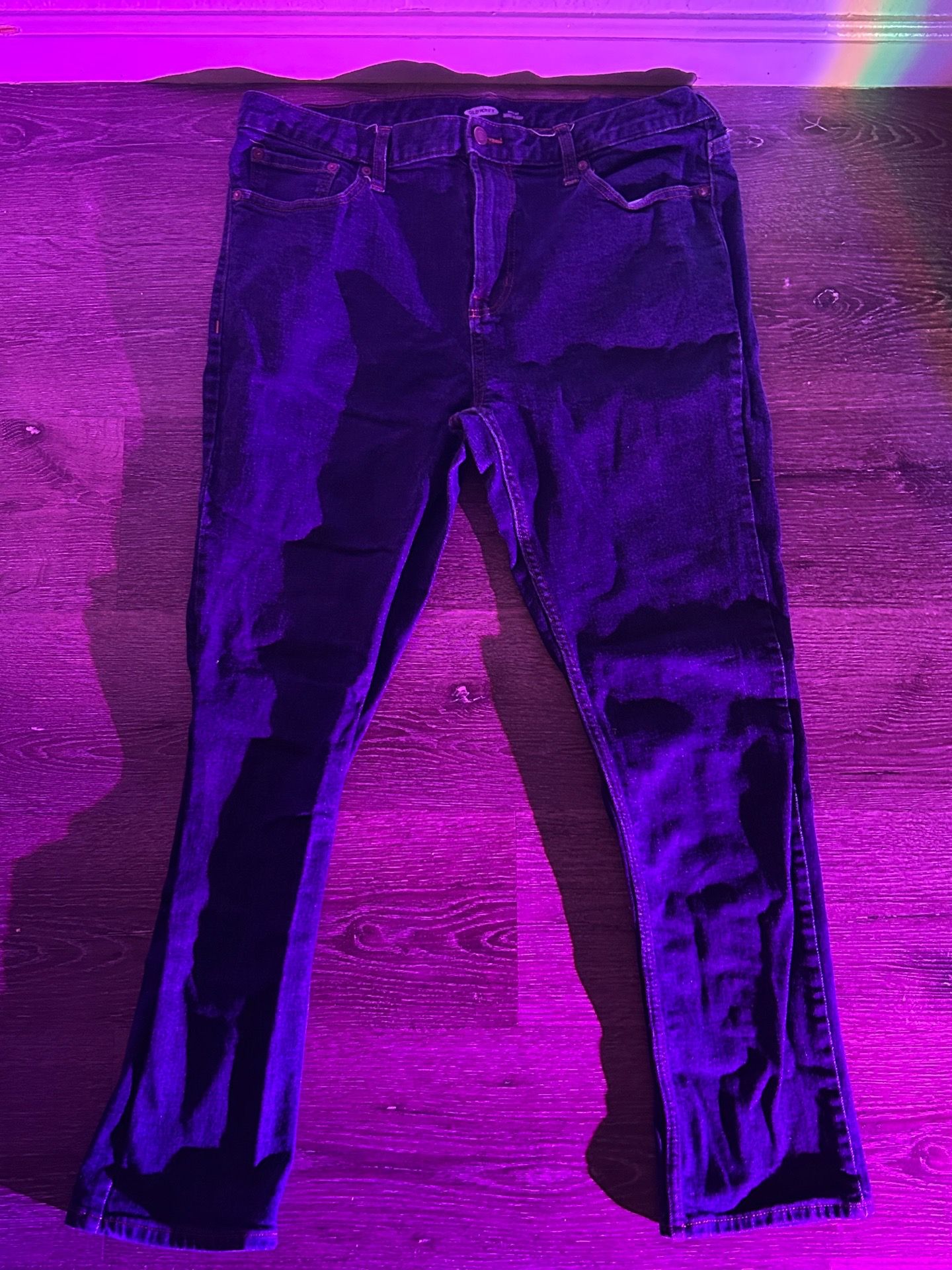 Old Navy blue skinny jeans