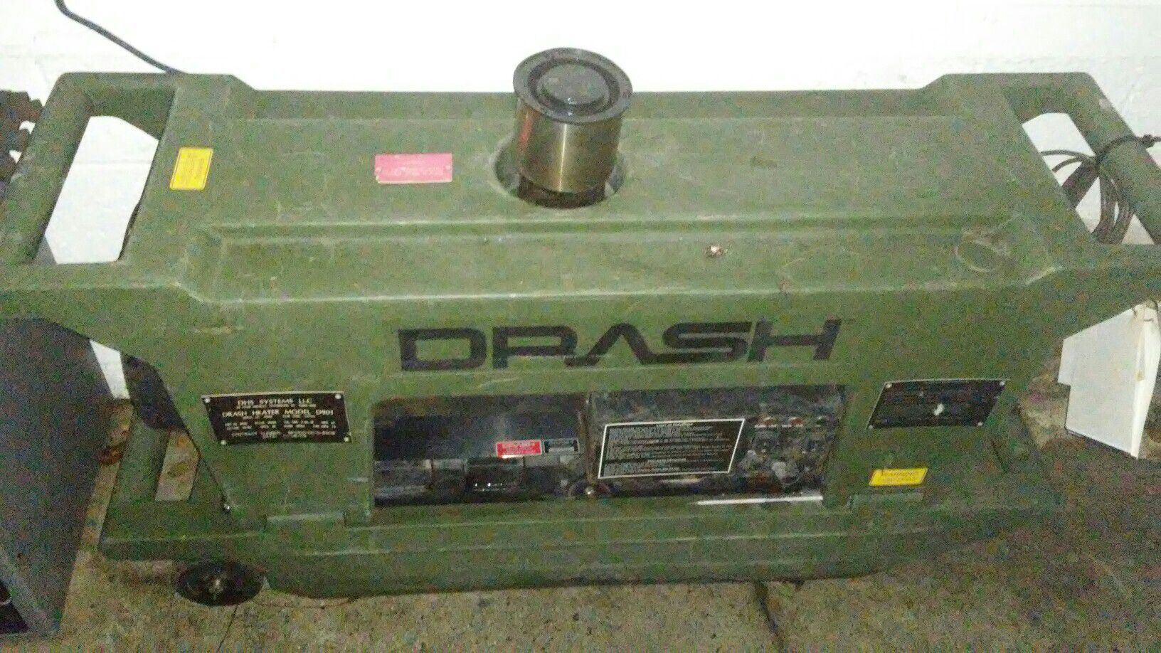 2 DRASH D901 military surplus tent heater