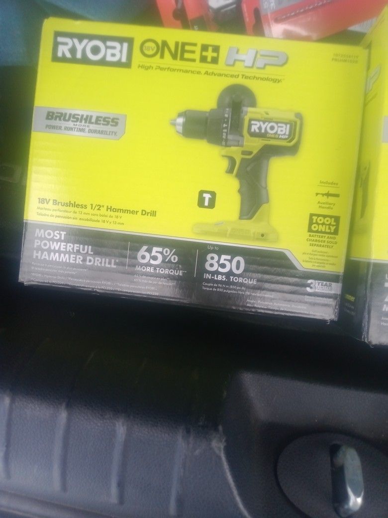 Ryobi 18 V Drill Hammer And Rotary Hammer Drill