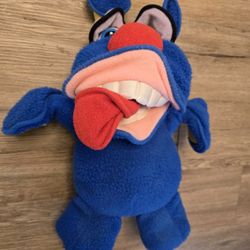 Vintage 1987  Fisher Price A Fun Dog Named Freddy Plush Posable 
