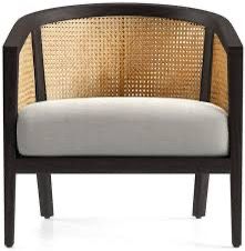 Two Crate And Barrel Arm Chairs