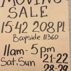 LADT MOVING SALE