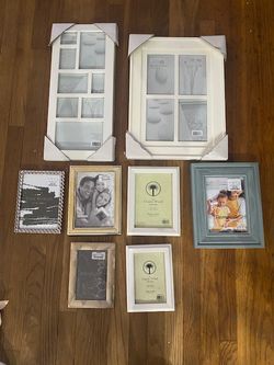 Set of 8 Assorted Photo Frames