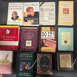 Collection of Inspirational Books and Financial Books