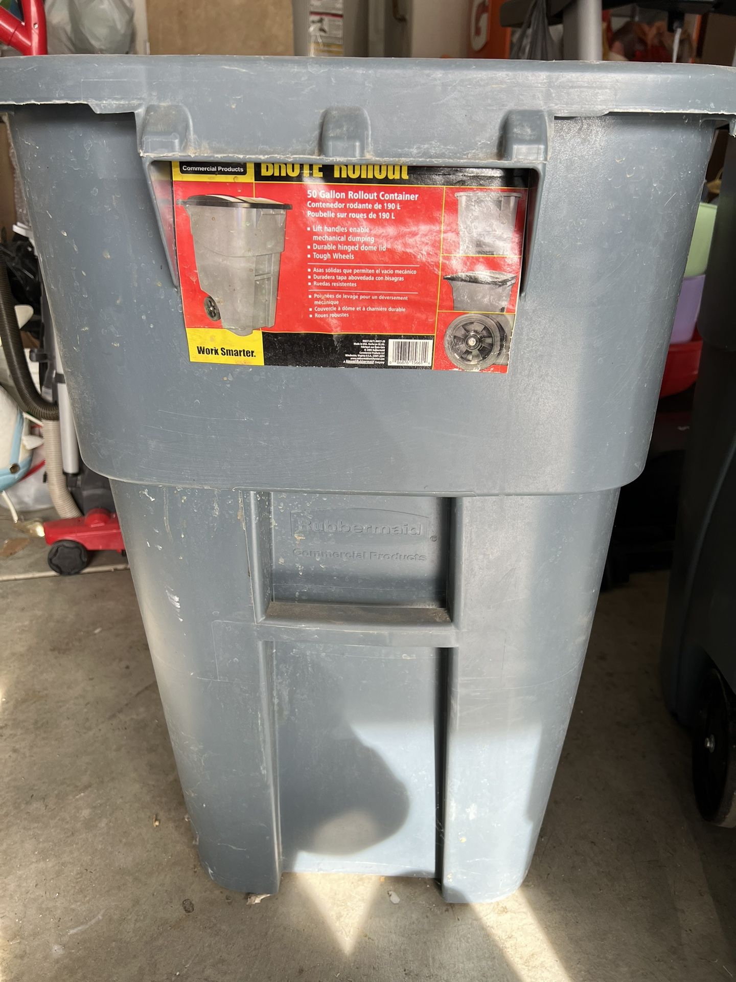50 gallon rollout container