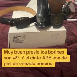 Muy Baratos  Botines Cinto  Nuevos  %100 Originales De Venado ?