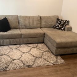 Sofa and Area Rug For Sale