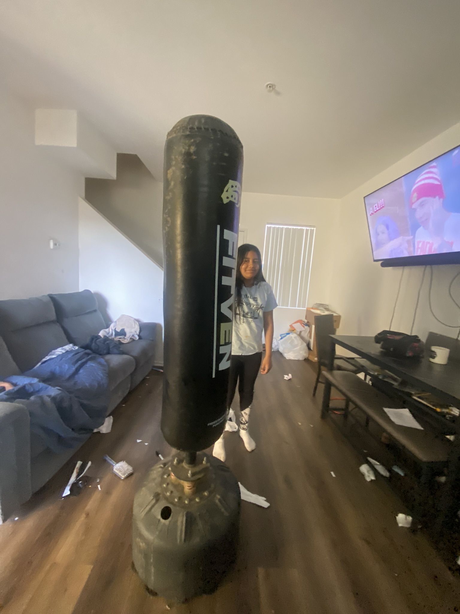 Freestanding Punching Bag Heavy Boxing Bag awith Suction Cup Base