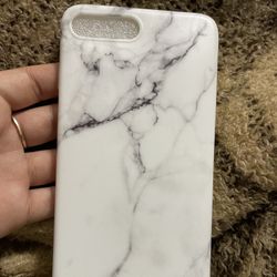 iPhone 8 Plus Case ( White Marble) 