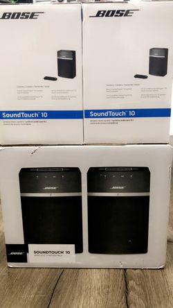 Bose soundtouch 10 twin pack black sales