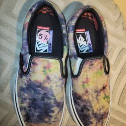VANS TIE DYE PERRY SLIP ON BLK/MULTI