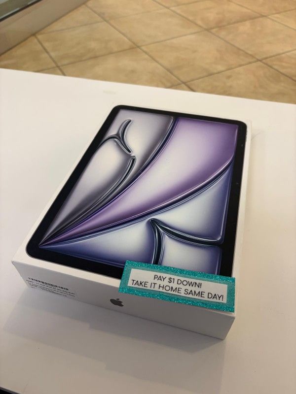Apple IPad Air 11-inch M3 Chip Tablet New - Pay $1 today and the rest later!!