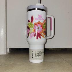 Stanley FROST TROPIC 40 oz Flowstate Quencher H2.0 Tumbler Mother's Day NWT!
