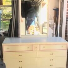White Dresser And Chest Of Drawers 