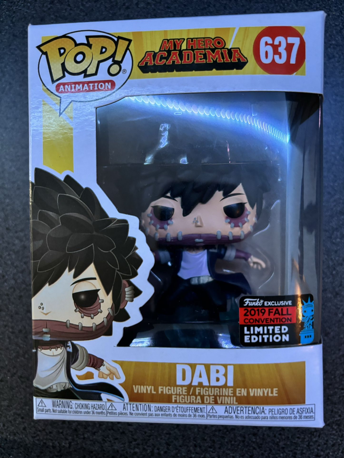 My Hero Academia - Dabi - Funko Pop! Vinyl: #637 (Fall Convention 2019) + Protector Case