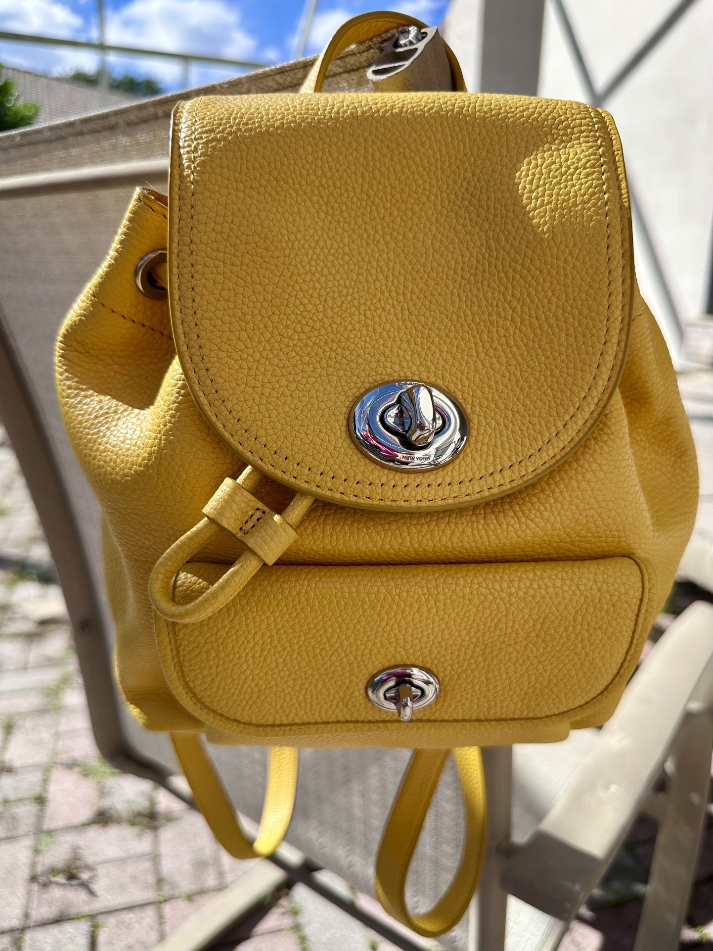 Coach Mini Turnlock Rucksack