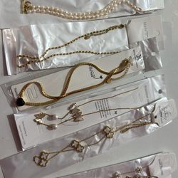 14k Gold Plated Stainless Steele Necklaces