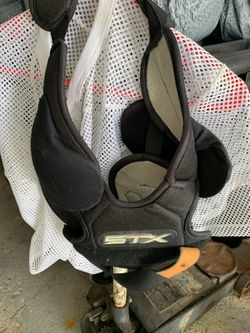 Youth STX flex Lacrosse lax shoulder pads, with size not listed. These are very small.