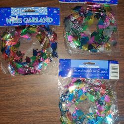 NEW 3 Graduation Wired Garland 12ft Each For $1 Total 