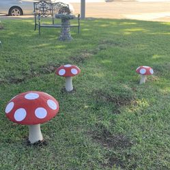 Mushroom Set Of 3/ Set De 3 Hongos Make Your Home Look Prettier