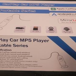 CarPlay/Android Auto Car MP5 Player