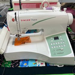 Used Singer Futura Sewing And Embroidery Machine