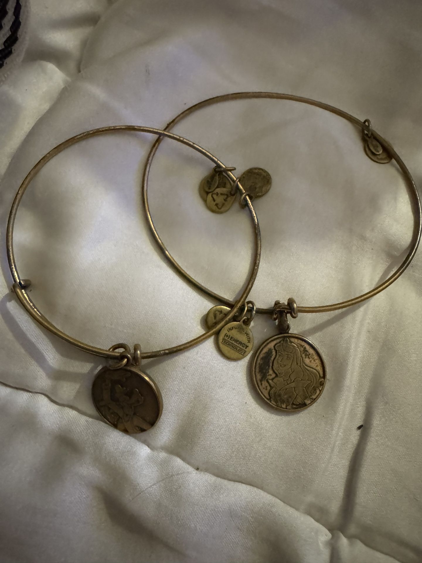 Disney Alex & Ani Brackets Goofy & Sleeping Beauty