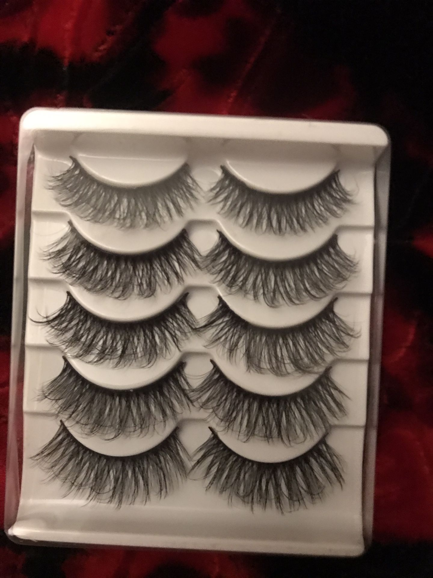 5 pair eyelashes