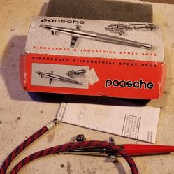Paasche Type H Size 1 (.45 mm) Single-Auction External Mix Airbrush
