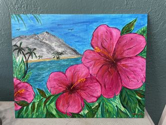 Painting Hibiscus 