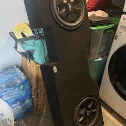 12” Power bass amp and subwoofer for chevy silverado 