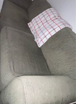 Gray Fabric Upholstered Sofa