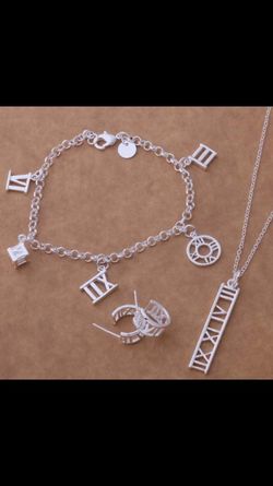 925 sterling silver set! Brand new!