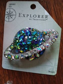 Explorer by Traditions Saturn Planet Brooch