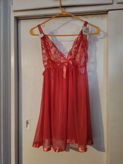 New babydoll lingerie dress with matching thong 1X