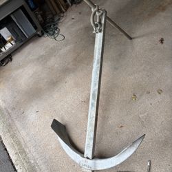 Large 48” 60lbs Iron Boat Anchor