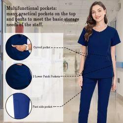 Three Sets Of Scrubs Brand New 