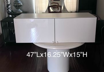 IKEA Wall TV Cabinet for Living Room Kitchen Garage Bathroom Wall Mounted Storage Top Cabinet Shelf