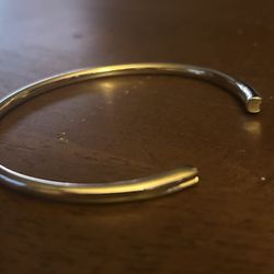 Silver Cat-Ear Cuff Bracelet