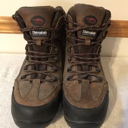 AVENGER MENS A7264 BROWN WORK & SAFETY BOOTS ~ SIZE 13 WIDE ~ STEEL TOE.