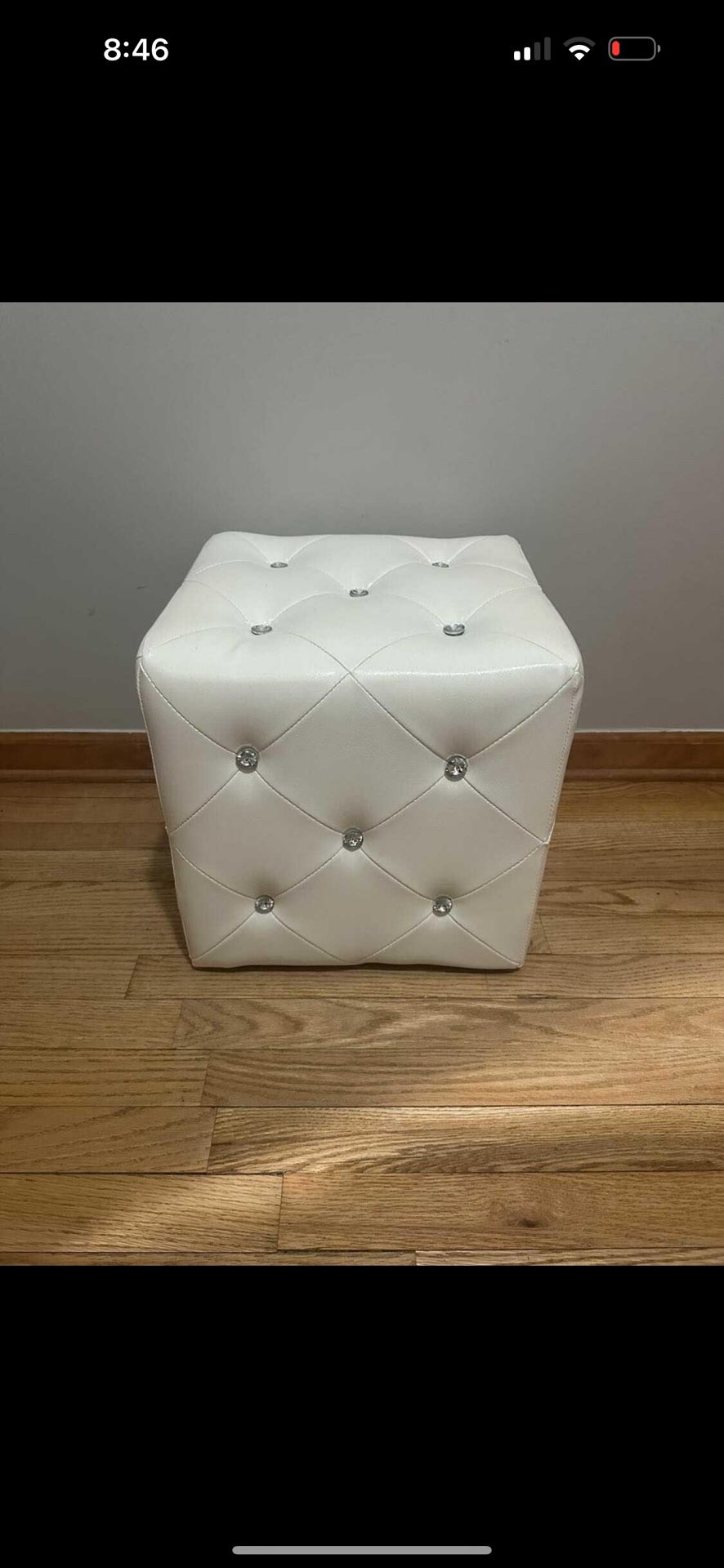 Michels Modren contemporary cube ottoman