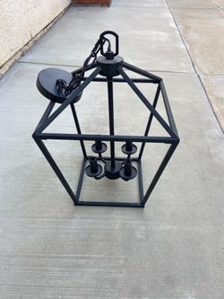 outside chandelier
